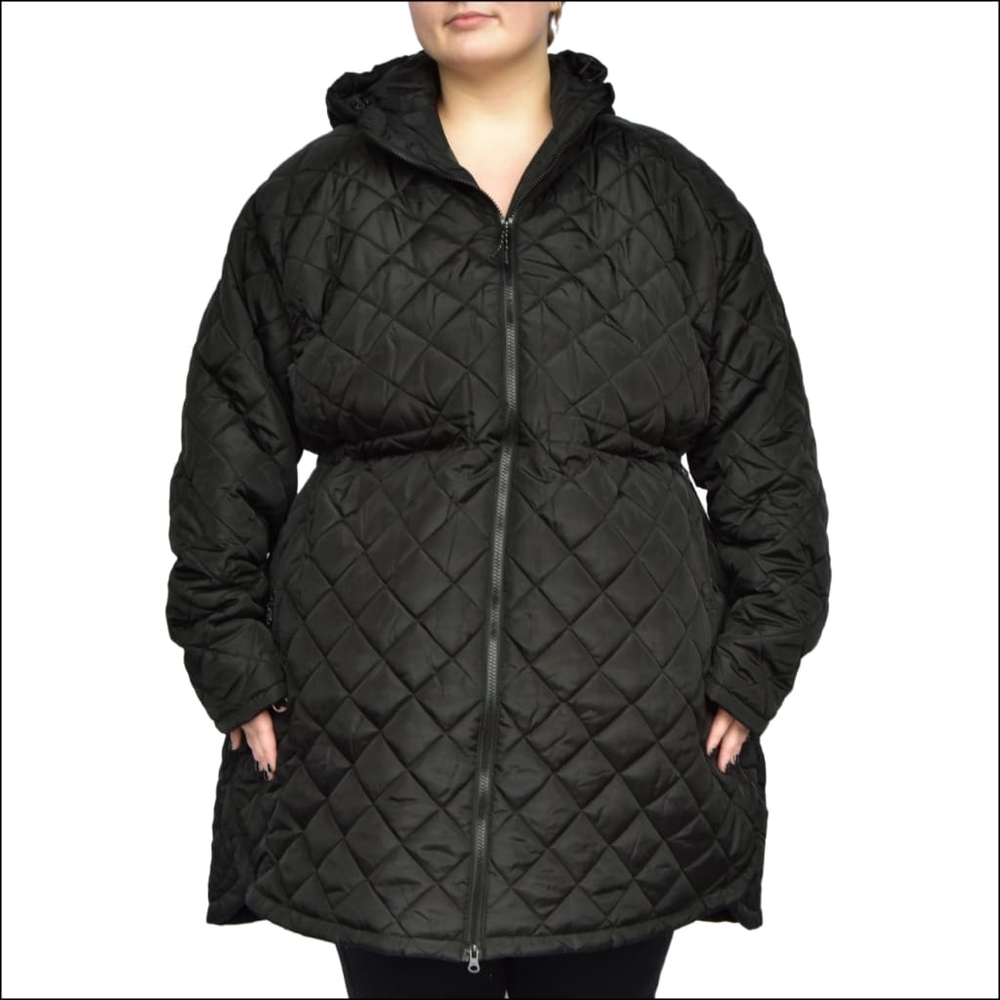 Snow Country Outerwear Women's Plus Size Quilted Savvy Long Jacket 4X NWT